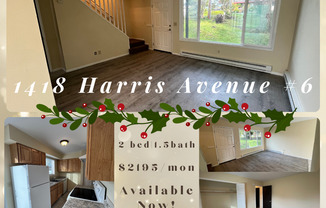 Updated Townhouse in Fairhaven - HALF OFF JANUARY'S RENT