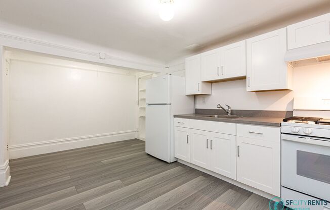 Russian Hill: Remodeled 1 Bedroom near Shopping, Bars, Restaurants and Parks