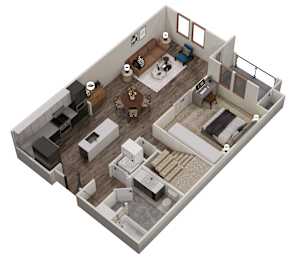 2 beds, 2 baths, 1,127 sqft, $5,400