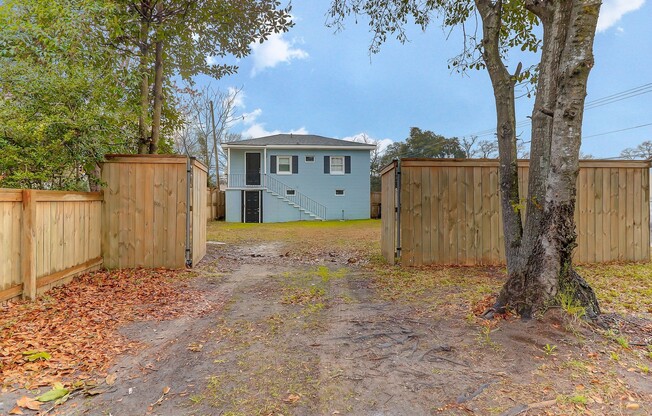 Fenced in yard with private gate entrance!