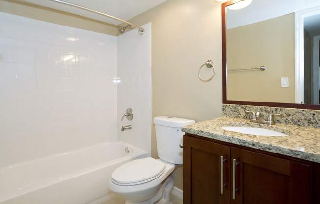 Bathroom With Storage at St. Andrews Palm Beach Apartments, Florida