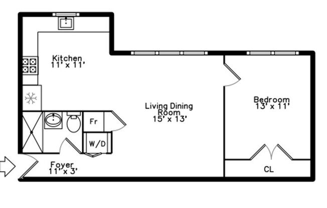 1 bed, 1 bath, $1,895, Unit Unit # 305 (5710 C-5)