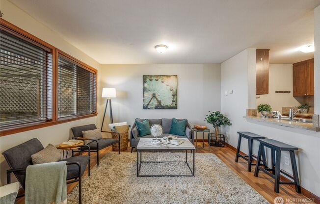 Spacious 1bed1/bath Apartment with View of Mount Rainier next to St. Joseph Hospital and Downtown Tacoma