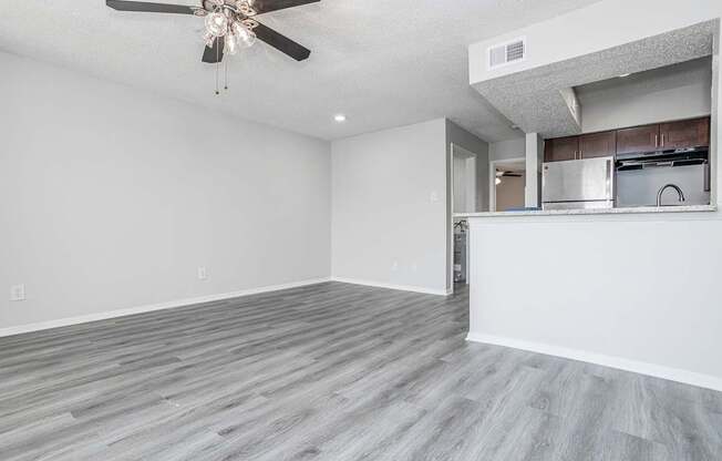 Oak Tree Village Living Room 1 Bedroom