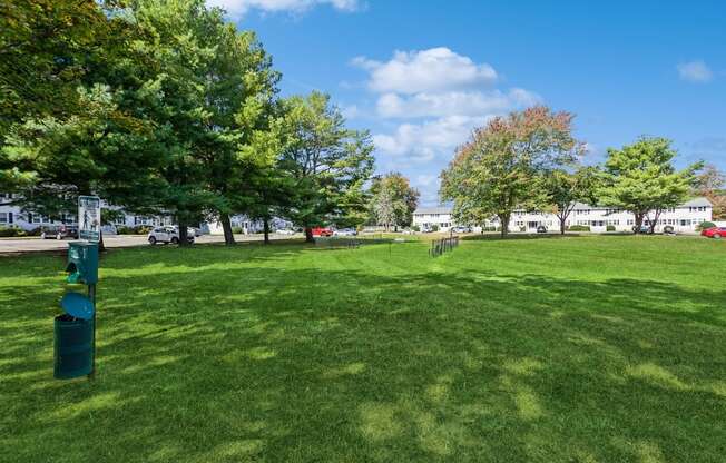 Open park by the apartment complex at Fox Hill Commons, Connecticut, 06066