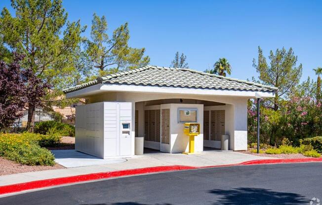 Parcel Lockers and Mail at San Moritz Apartments, Las Vegas, NV 89128