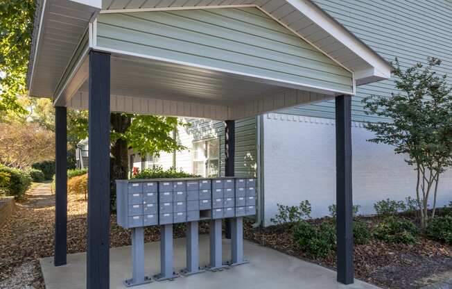mail station at Ascent Jones Apartments in Huntsville, Alabama