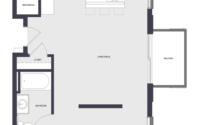 1 bed, 1 bath, 813 sqft, $1,400