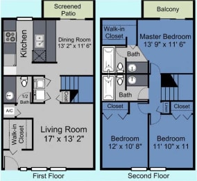 3 beds, 2.5 baths, 1,480 sqft, $1,698