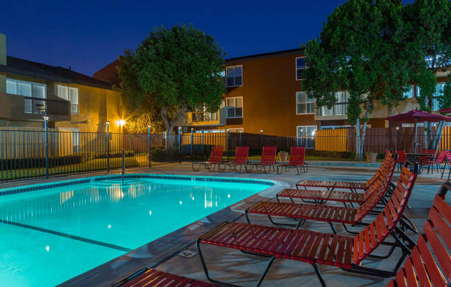 Twilight Pool at Carriage House, Fremont, CA 94536