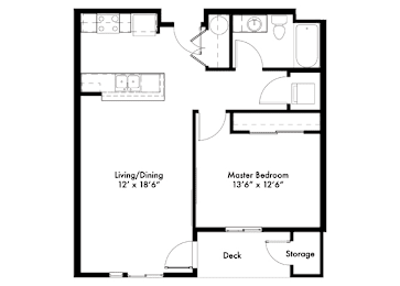 1 bed, 1 bath, 787 sqft, $1,600