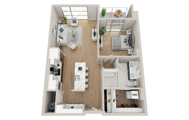 1 bed, 1 bath, 894 sqft, $4,014