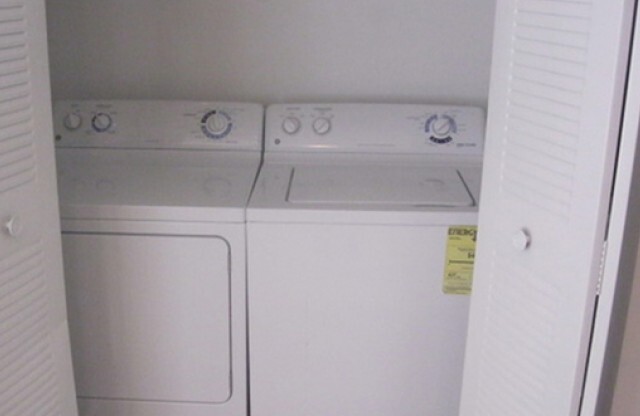 White washer and dryer
