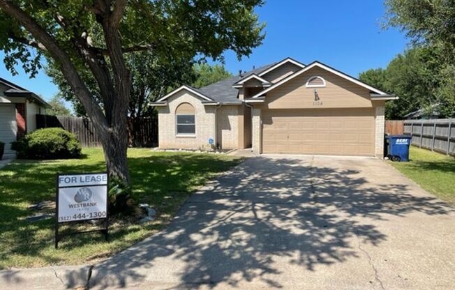 Cul-de-sac home in Leander