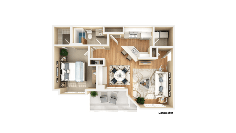 1 bed, 1 bath, 750 sqft, $1,385