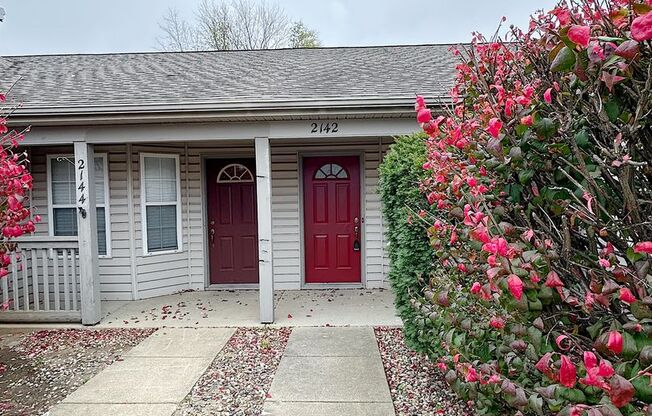 Spacious 2BD 2BA duplex with 2-car attached garage. Just a few steps away from everything you need!