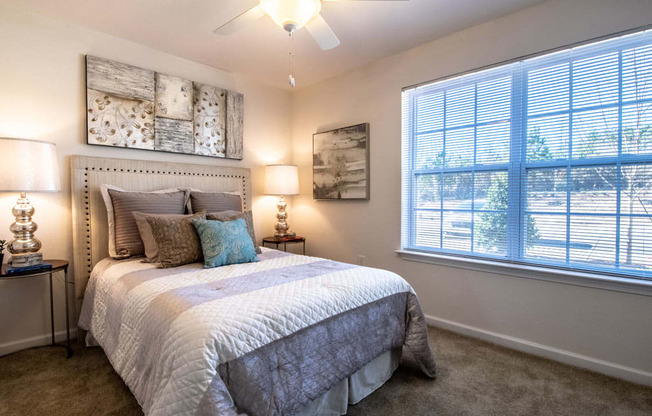 Expansive Bedroom Windows at Killian Lakes Apartments and Townhomes, Columbia, SC, 29203