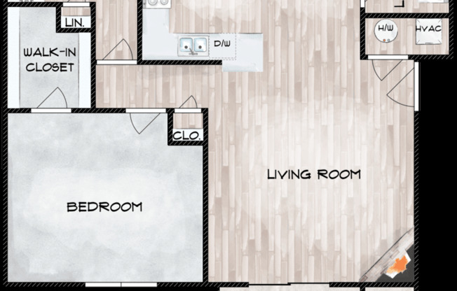 1 bed, 1 bath, 835 sqft, $1,050