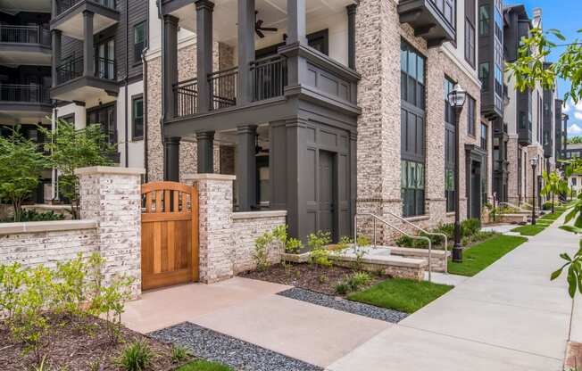 Courtyard Entrance at The Alastair at Aria Village Apartment Homes in Sandy Springs, Georgia, GA