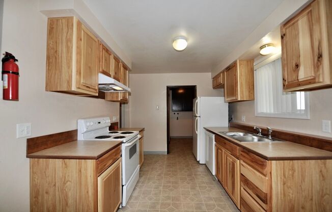 2 bed 1 bath apartment (4plex building) lower unit