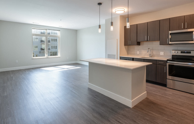 Living Room with Hard Surface Flooring