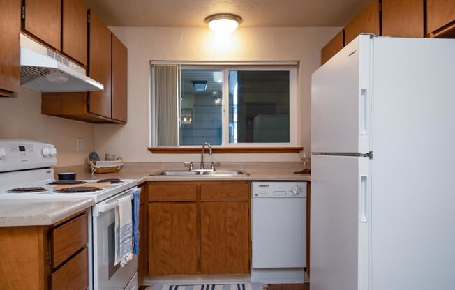 Broadway Center | Kitchen with Ample Cupboards and Storage