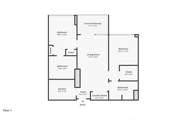 2 beds, 2 baths, $2,800, Unit # 3706