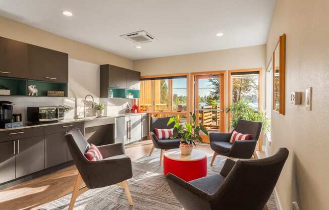 Resident social lounge at Artesia