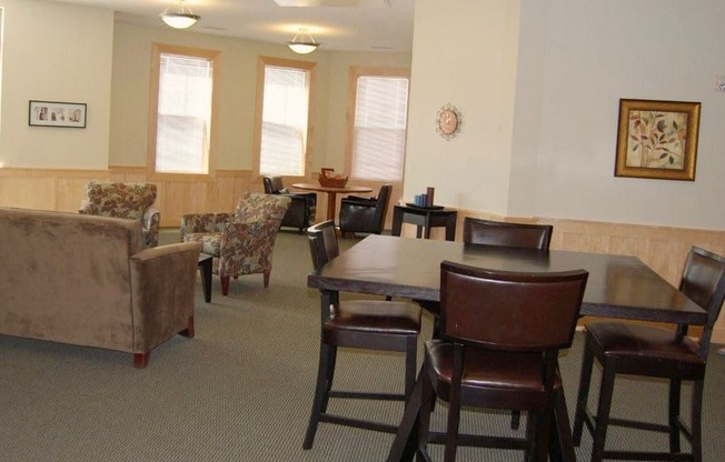 Clover Field Marketplaces' spacious community room.