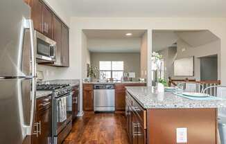 Solid wood shaker-style cabinetry at Townes at Pine Orchard, Maryland 21042