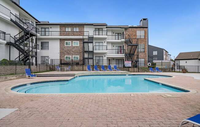 our apartments offer a swimming pool in front of our building