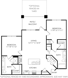 2 beds, 2 baths, 1,169 sqft, $1,854