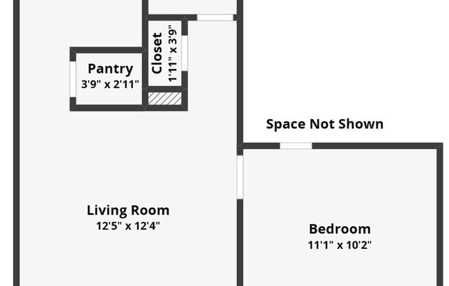 1 bed, 1 bath, 600 sqft, $1,400, Unit Unit 2