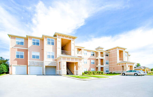 Garage parking available at Sonoma Grande Apartments in South Tulsa, OK 1, 2 & 3 Bedrooms.