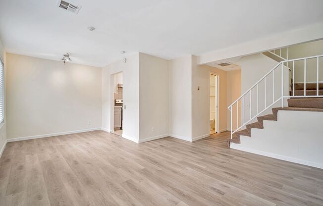 2-story condo featuring 2 bedrooms and 1.5 baths for rent near Union City and Fremont borderline