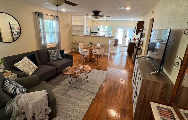 A cozy, fully furnished 2-bedroom, 1-bath rental home
