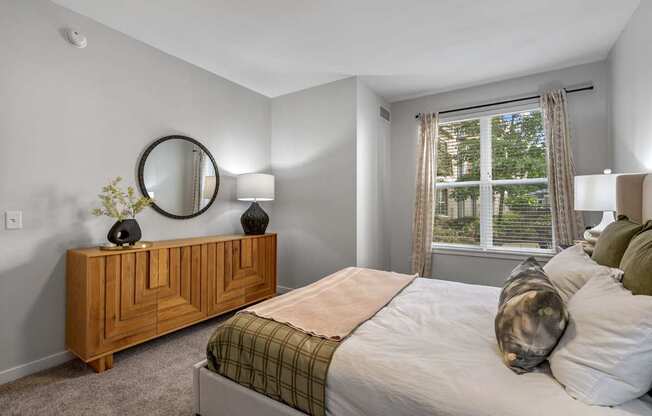 Primary Bedroom at Avant at the Arboretum Apartments in Lisle, IL 60532