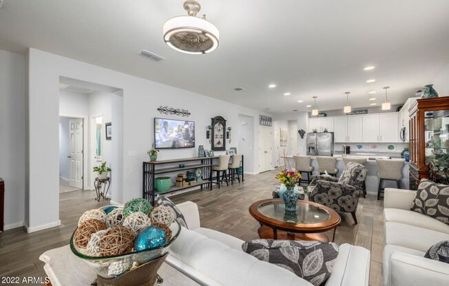 Gorgeous single level 4-bedroom, 3-bathroom home nestled in an upscale gated community in Peoria