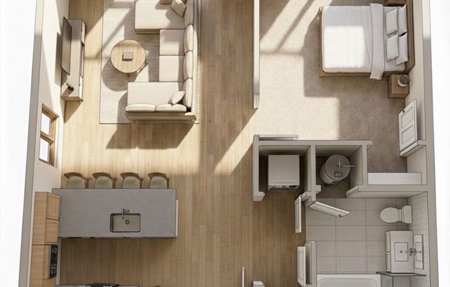 1 bed, 1 bath, 670 sqft, $4,000, Unit 506