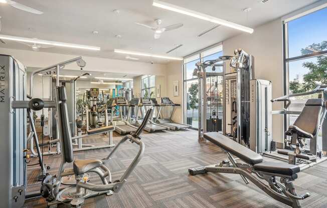 Get your heart rate up in the state-of-the-art fitness center