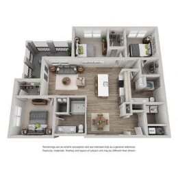 3 beds, 2 baths, 1,353 sqft, $2,628