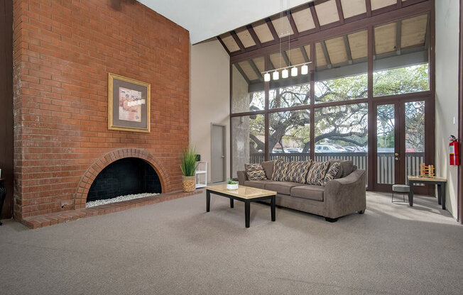 Meeting area With Fireplace at Wilbur Oaks Apartments, California, 91360