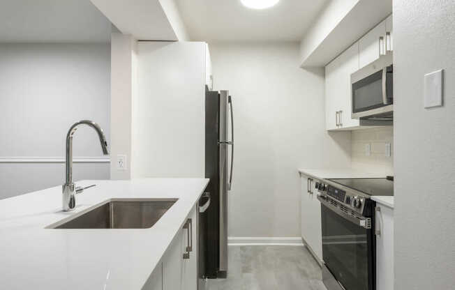 Kitchen with Stainless Steel Appliances