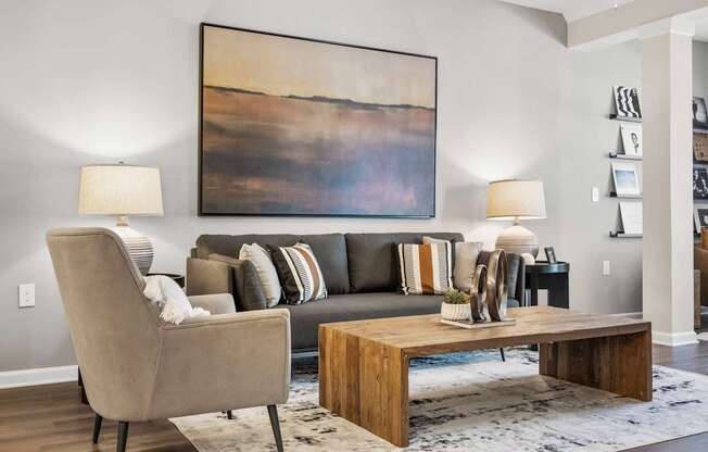 Langley Pointe Apartments | Entertaining Living Rooms
