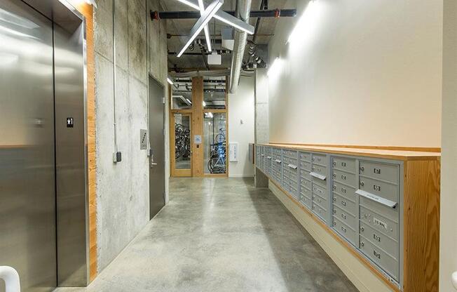 Package Locker at Lower Burnside Lofts, Portland, 97214