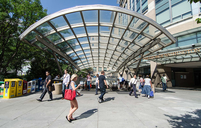 Metro station at West End Residences, Washington