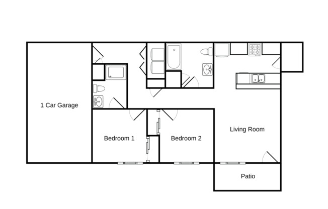 2 beds, 2 baths, 927 sqft, $1,345, Unit HO 129-12