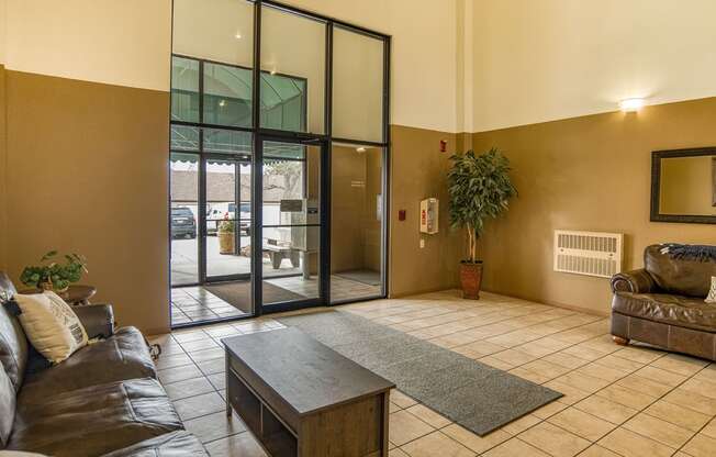 Rocky Meadows entrance with elevator