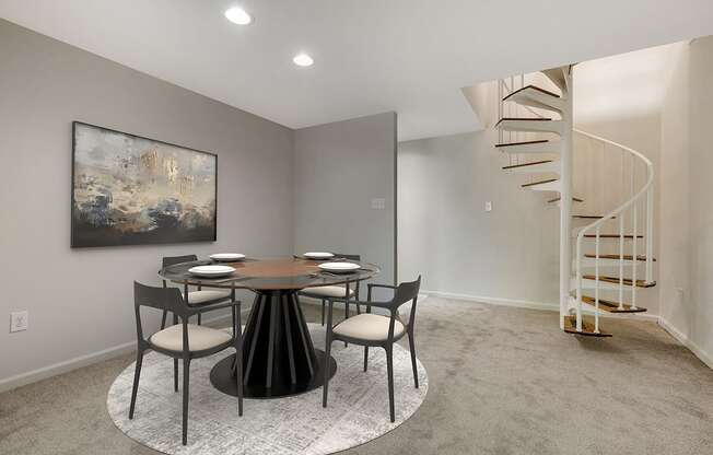 Fully Equipped Dining Area at The Greens at Columbia, Columbia