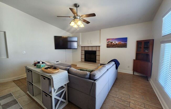 Fully Furnished 3 Bedroom Home w/ Covered Back Patio
